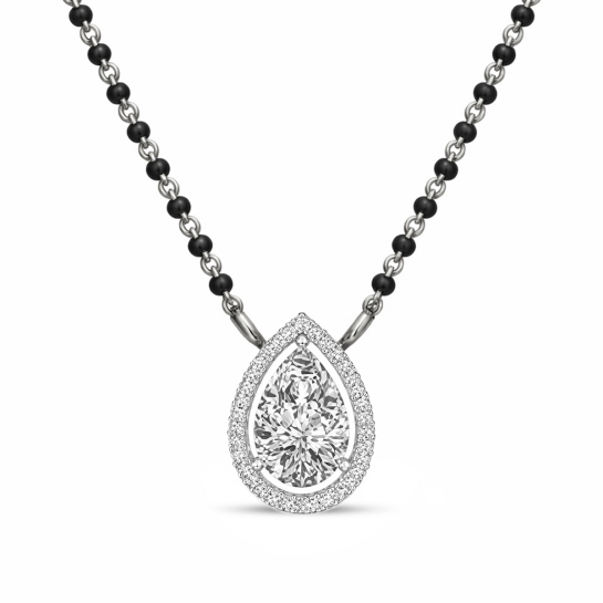 Adhyasari White Gold Mangalsutra