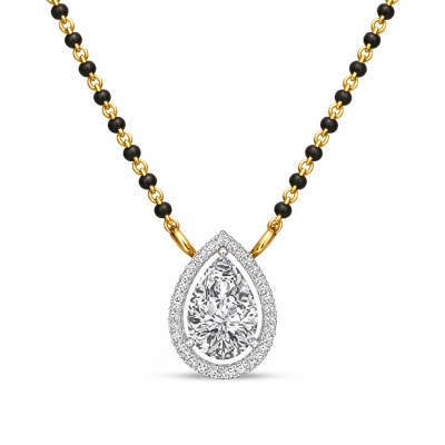 Adhyasari White Gold Mangalsutra