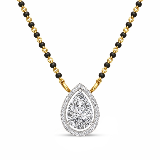 Adhyasari White Gold Mangalsutra