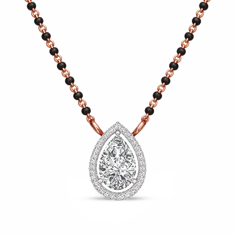 Adhyasari White Gold Mangalsutra