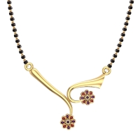 Kajal 18kt Mangalsutra Designs in Gold Kajal 18kt Mangalsutra Designs in Gold