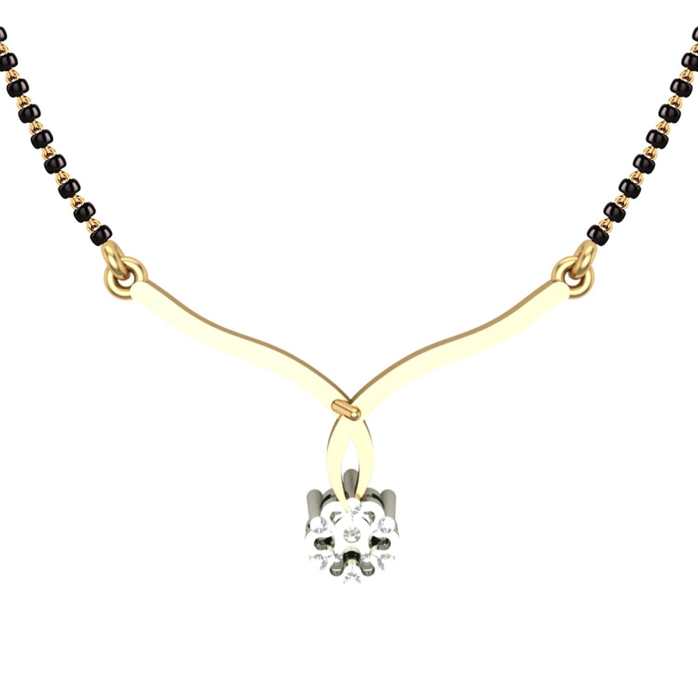 Tannu 18kt Yellow Gold Mangalsutra For Women