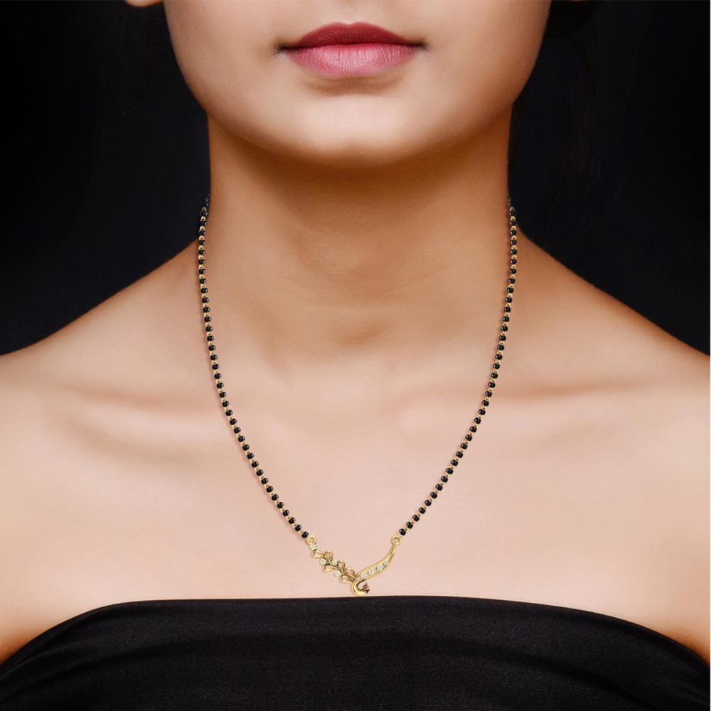 Aabha 18kt Yellow Gold Mangalsutra