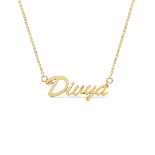 925 Sterling Silver Beautiful Divya Name Pendant 