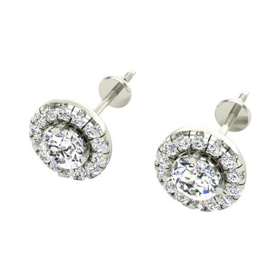 925 Silver Earrings Stud for Women and Girls | Silver Earring For Women