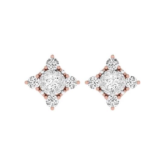 Amayra Gold Stud earring