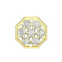 Beautiful Aapti Yellow Gold Diamond Nosepin Beautiful Aapti Yellow Gold Diamond Nosepin