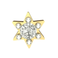 Beautiful Ayurda Yellow Gold Diamond Nosepin Beautiful Ayurda Yellow Gold Diamond Nosepin
