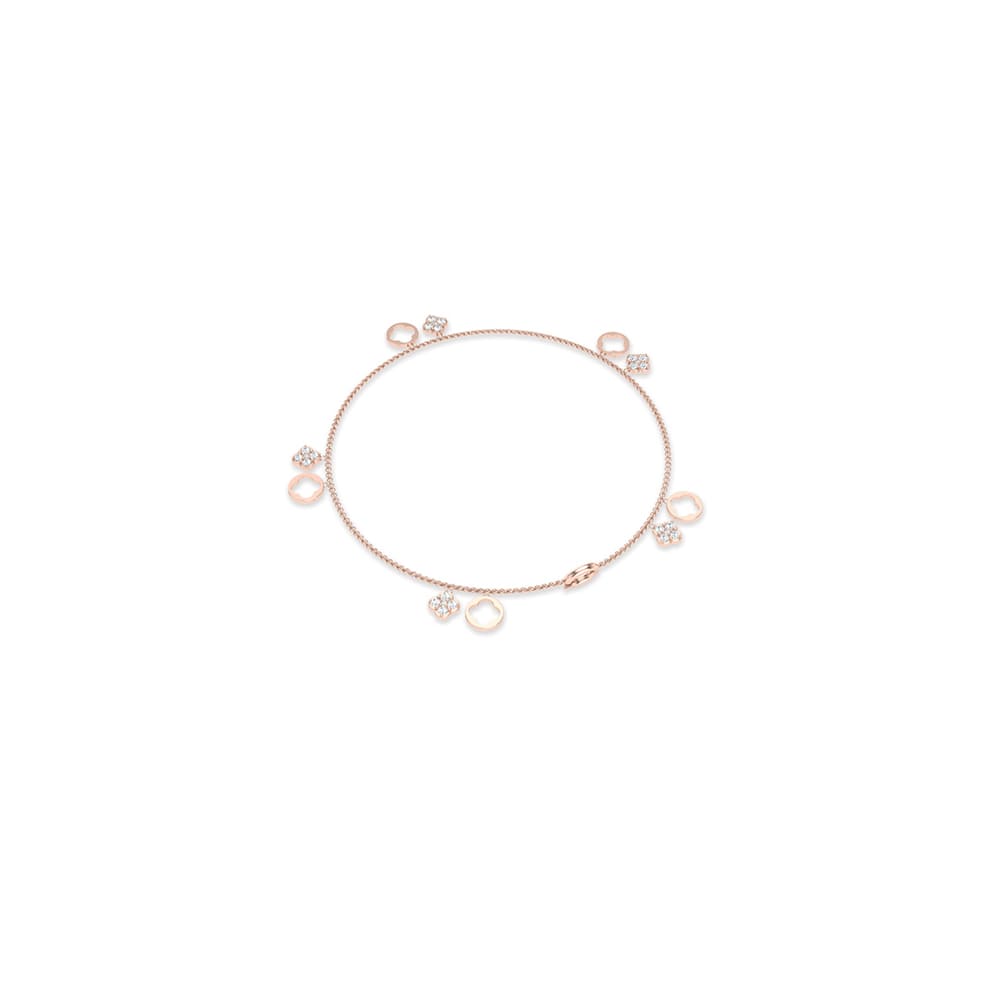 Manju White Gold Bracelet 