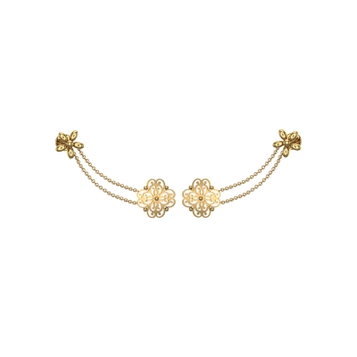 Adina Gold Earrings Design for daily use
