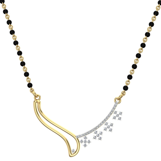 Laxi Diamond Mangalsutra