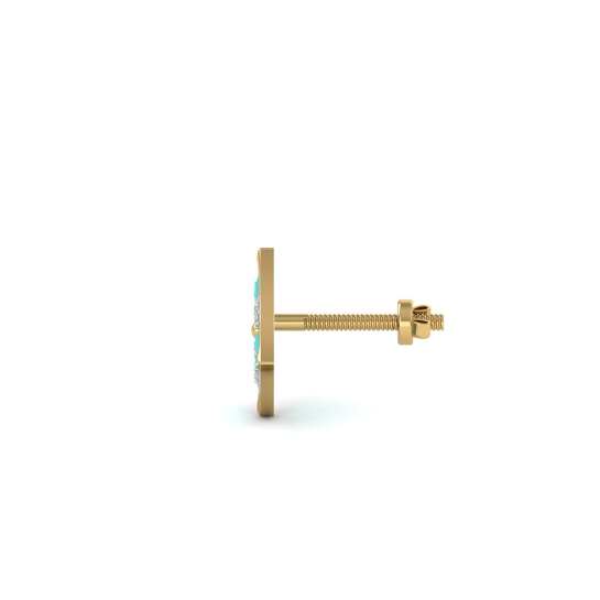 Aarika Turquoise Star Earrings