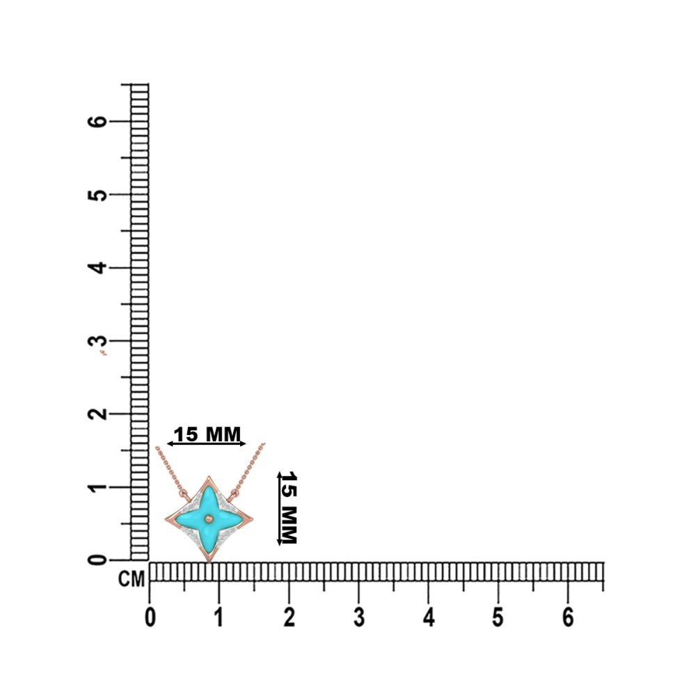 Aarika Turquoise Star  Necklace