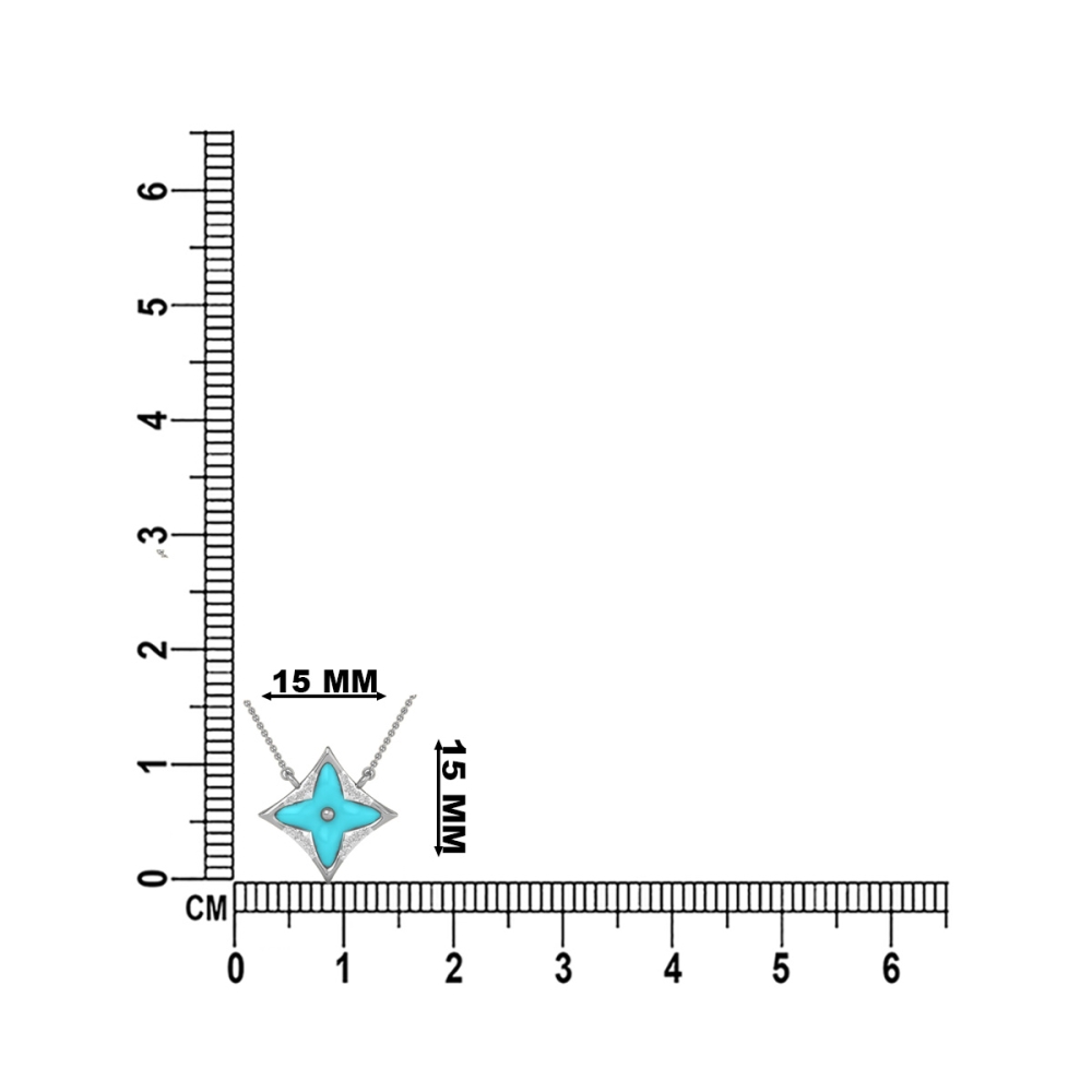 Aarika Turquoise Star  Necklace