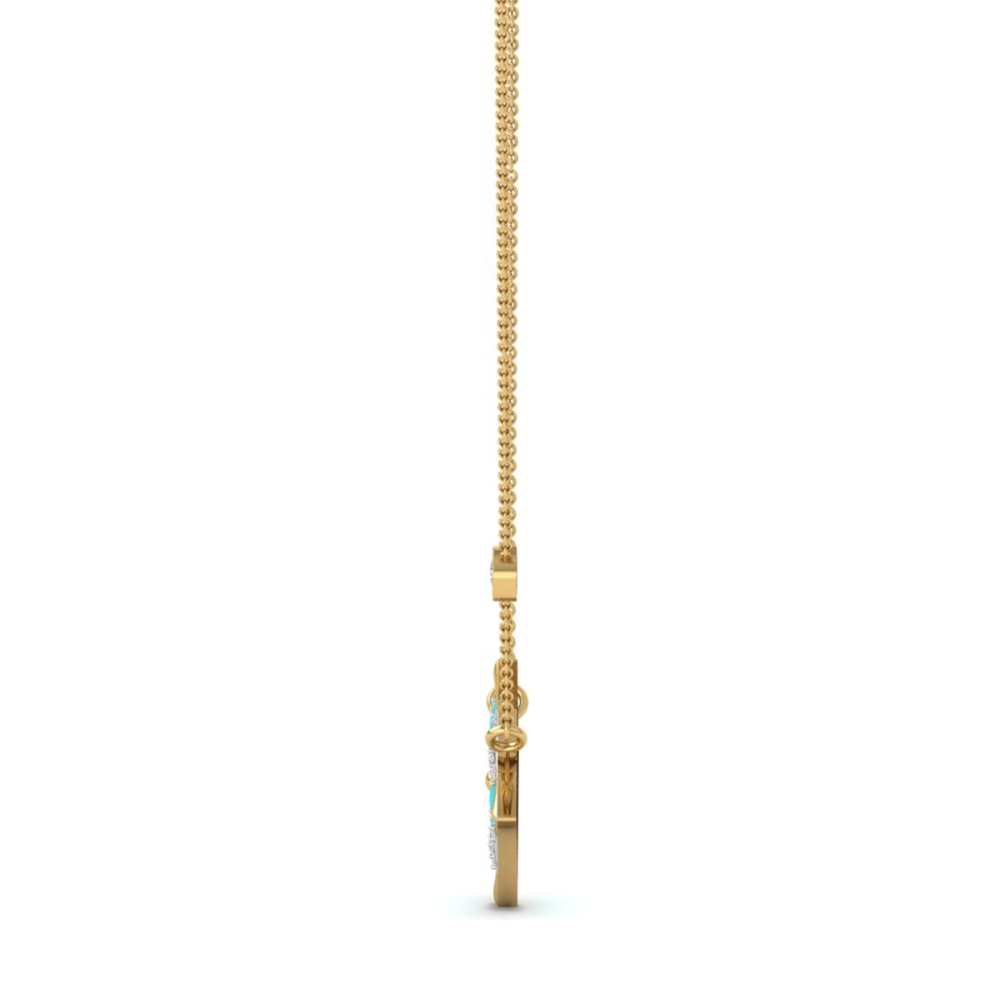 Aarika Turquoise Star  Necklace
