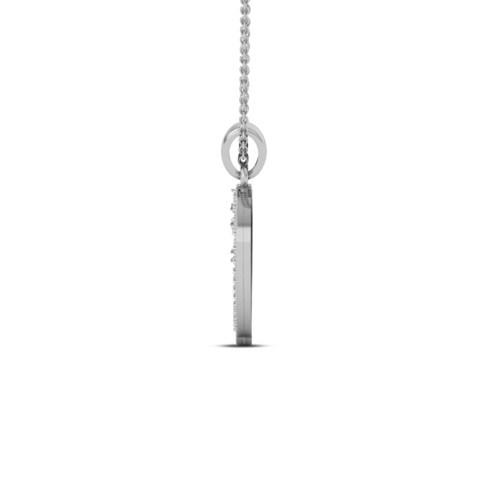 Aarohi Floral Diamond Pendant