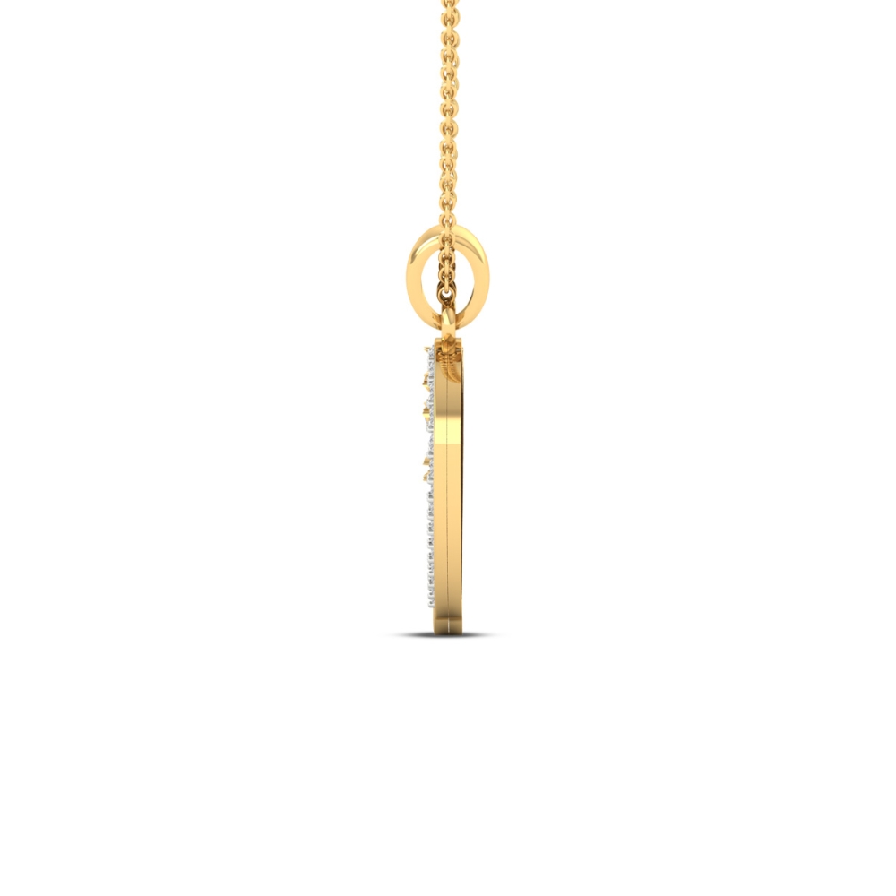 Aarohi Floral Diamond Pendant