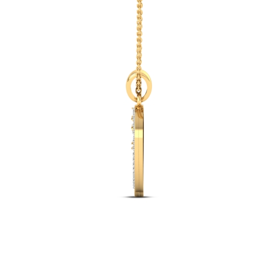 Aarohi Floral Diamond Pendant