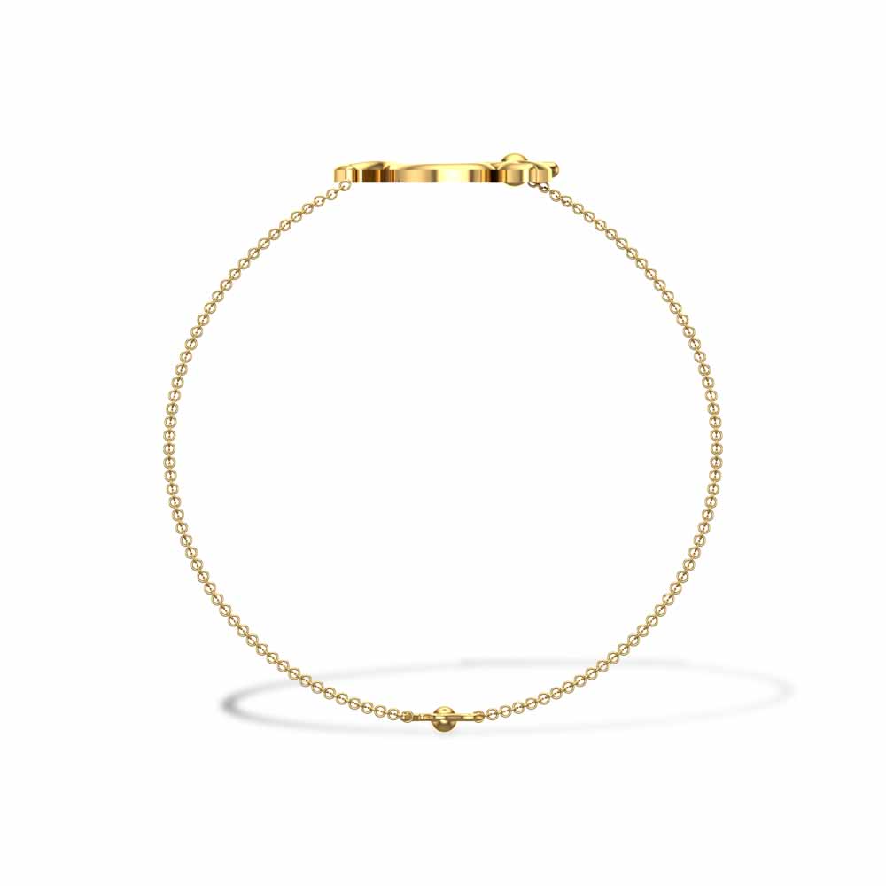 Almyra Om Initial Chain Rakhi