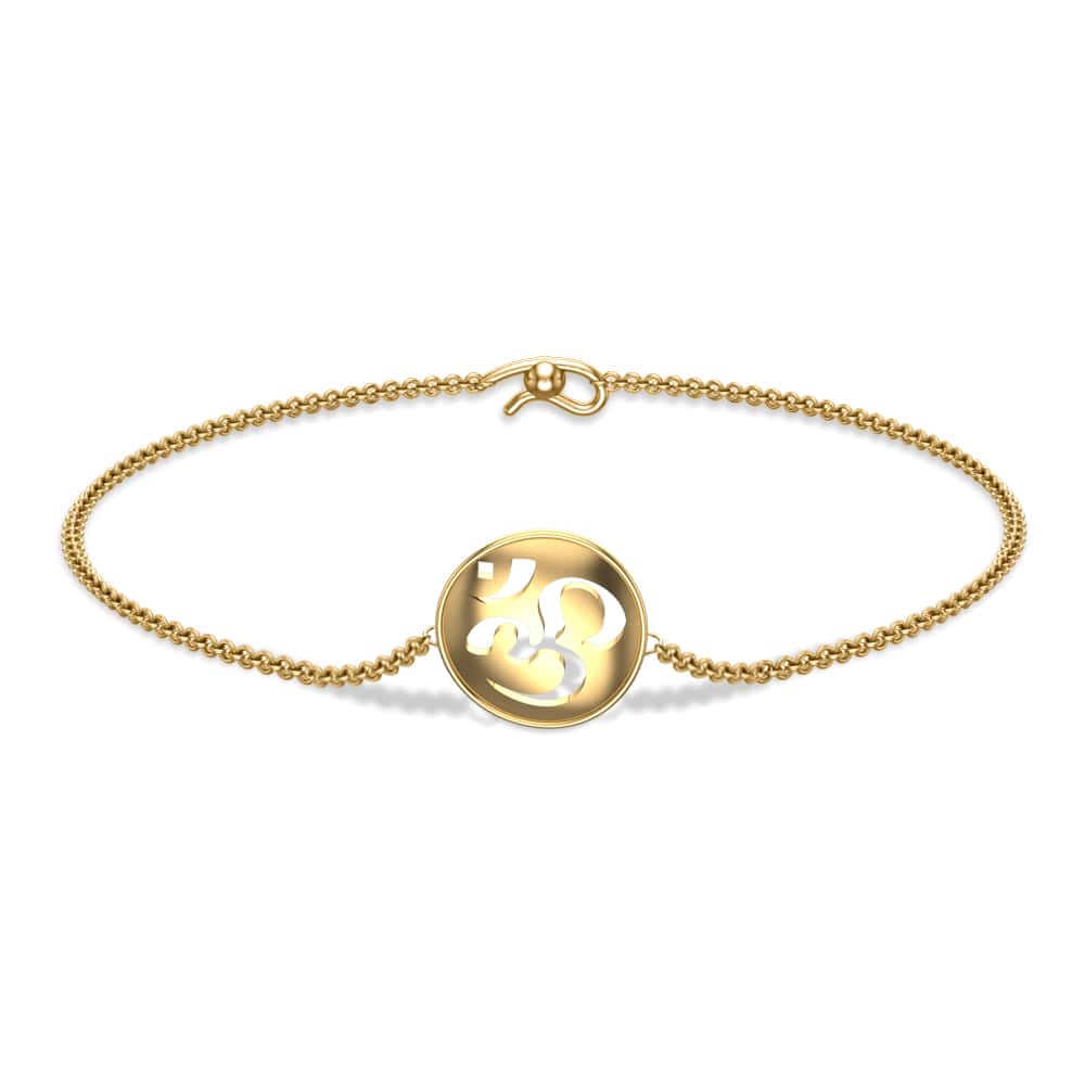 Alysha Om Chain Bracelet