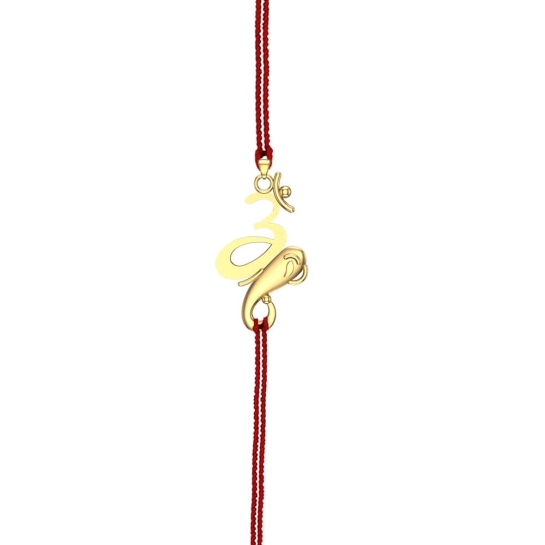 Amani Om with Ganesh Thread Rakhi