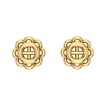 Amisha Gold Stud Ear&hellip;