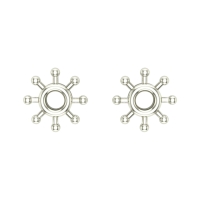 Amita Gold Stud Earrings Design for daily use 
