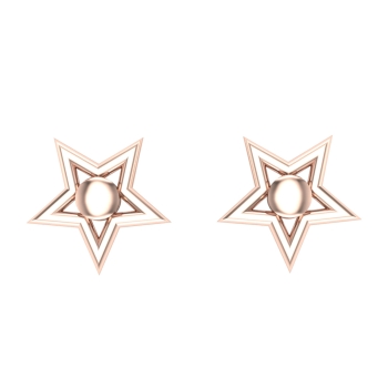 Anandi Gold Stud Ear&hellip;