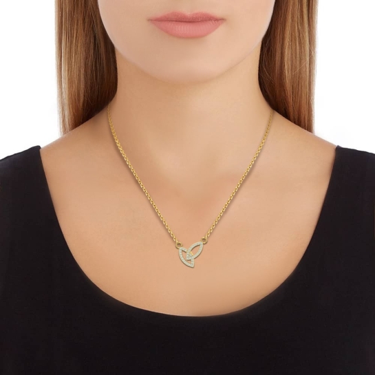 Anshu 18kt Gold and Diamond Pendant