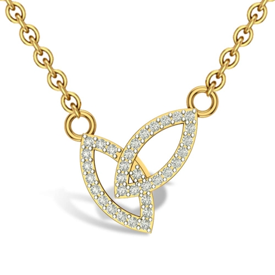 Anshu 18kt Gold and Diamond Pendant