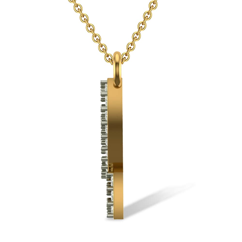 Anshu 18kt Gold and Diamond Pendant