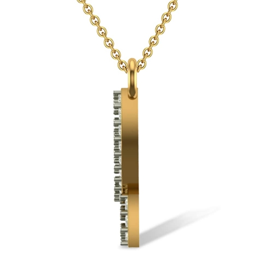 Anshu 18kt Gold and Diamond Pendant