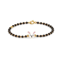Bunny 18k Yellow Gold Enamel Nazaria Bracelet Bunny 18k Yellow Gold Enamel Nazaria Bracelet