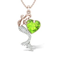 Cheerslife Mermaid Diamond Pendant Cheerslife Mermaid Diamond Pendant