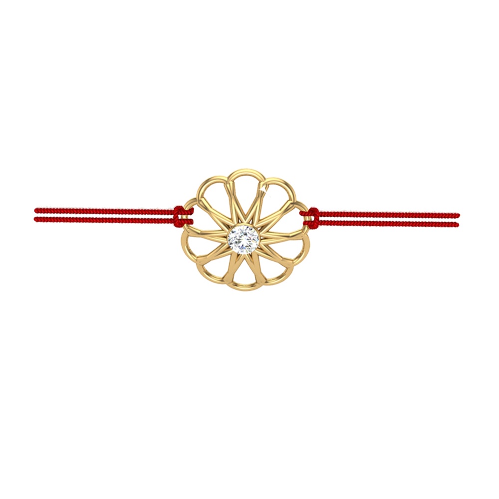 Aanchal Gold DIamond Rakhi