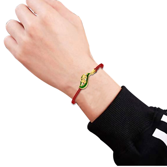 Om Diamond Pendant Rakhi