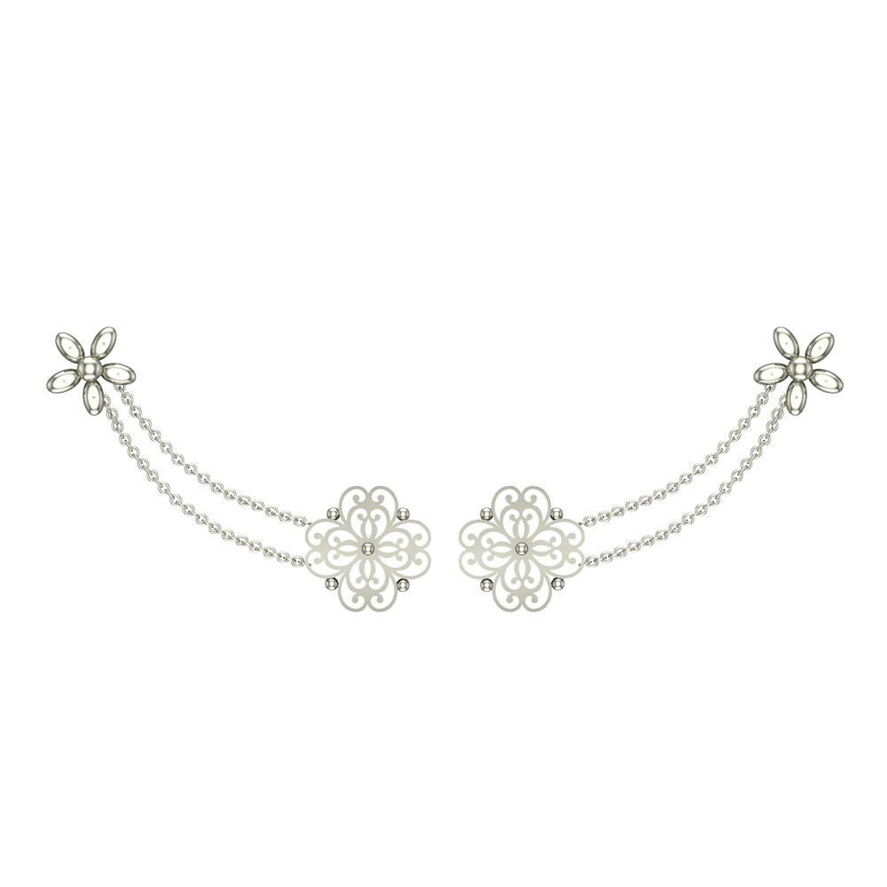 Anisha Gold Earrings Design for daily use  