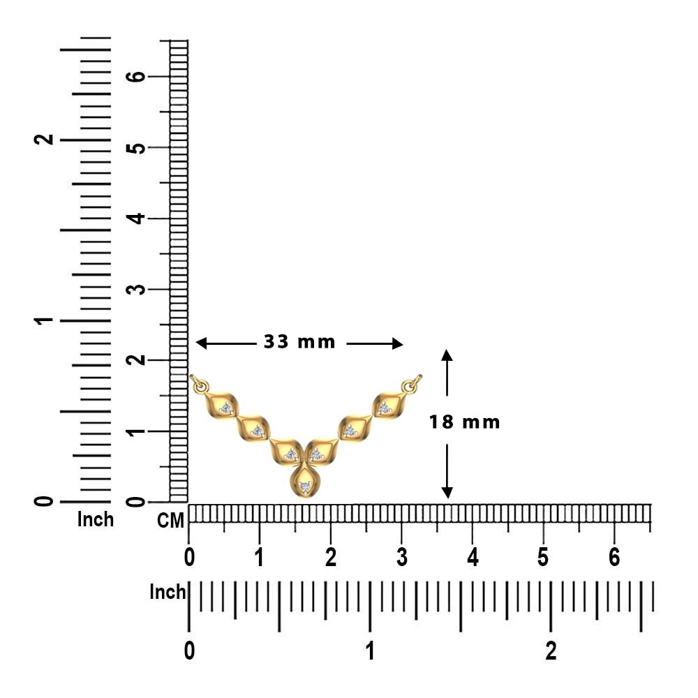 Elsa Diamond Mangalsutra