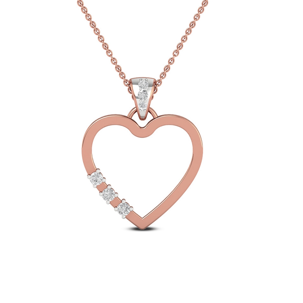 Golden Grace Heart Necklace