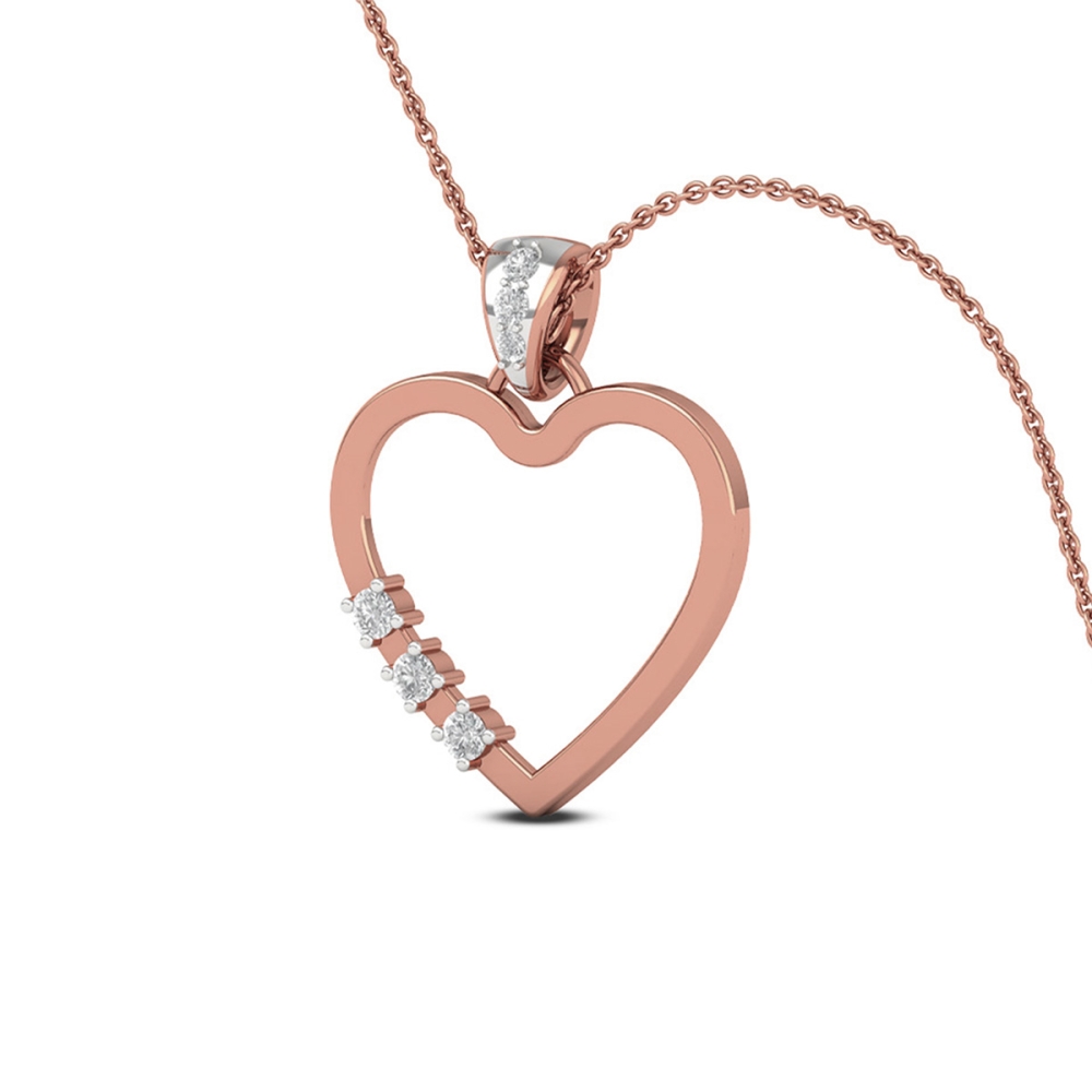 Golden Grace Heart Necklace