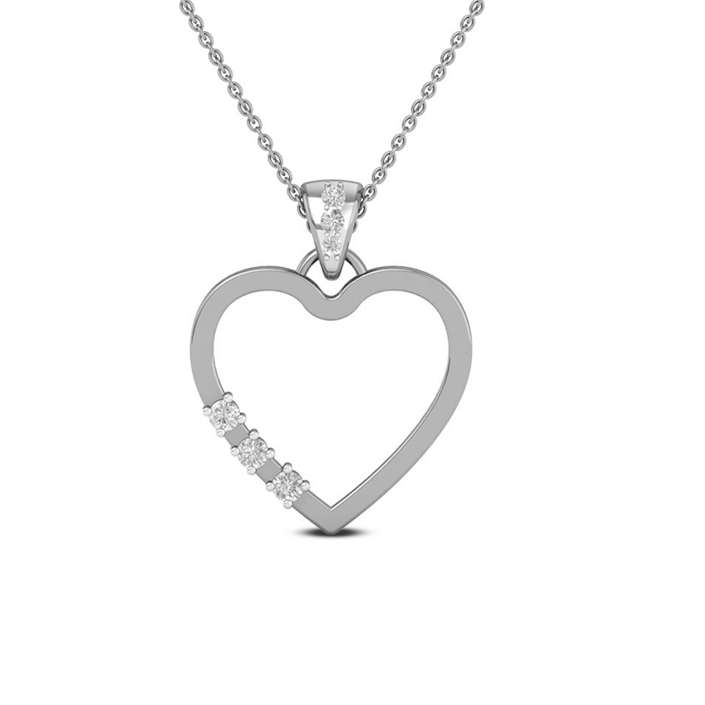 Golden Grace Heart Necklace