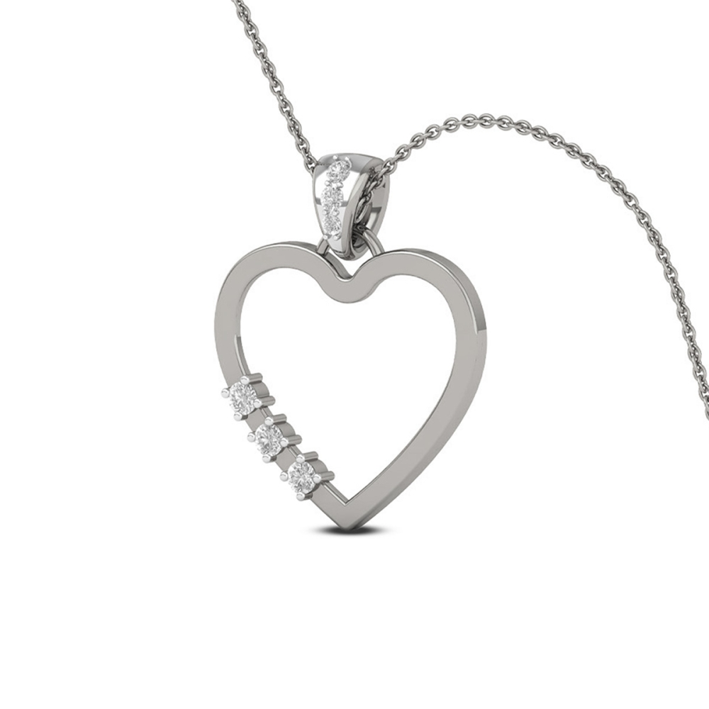 Golden Grace Heart Necklace