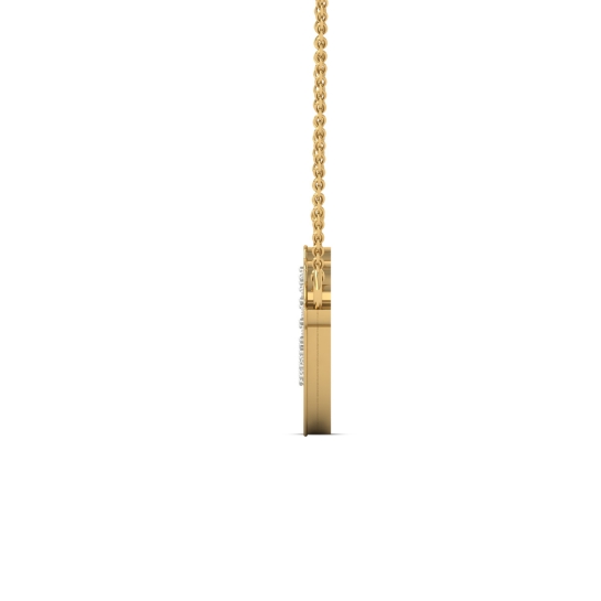 Golden Wave Dolphin Chain Necklace