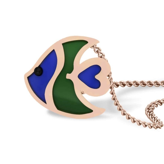 Ivey Fish Gold Pendant Designs For Female