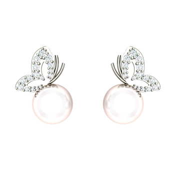 Butterfly Pearl Stud&hellip;
