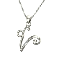 Jolie Initial Diamond Pendant Jolie Initial Diamond Pendant