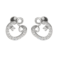 Paisley Diamond Earring