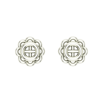 Keshvi Gold Stud Ear&hellip;