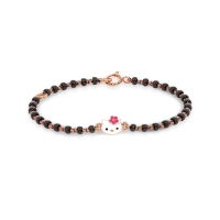 Kitty 18k Rose Gold Enamel Kid Nazaria Bracelet Kitty 18k Rose Gold Enamel Kid Nazaria Bracelet