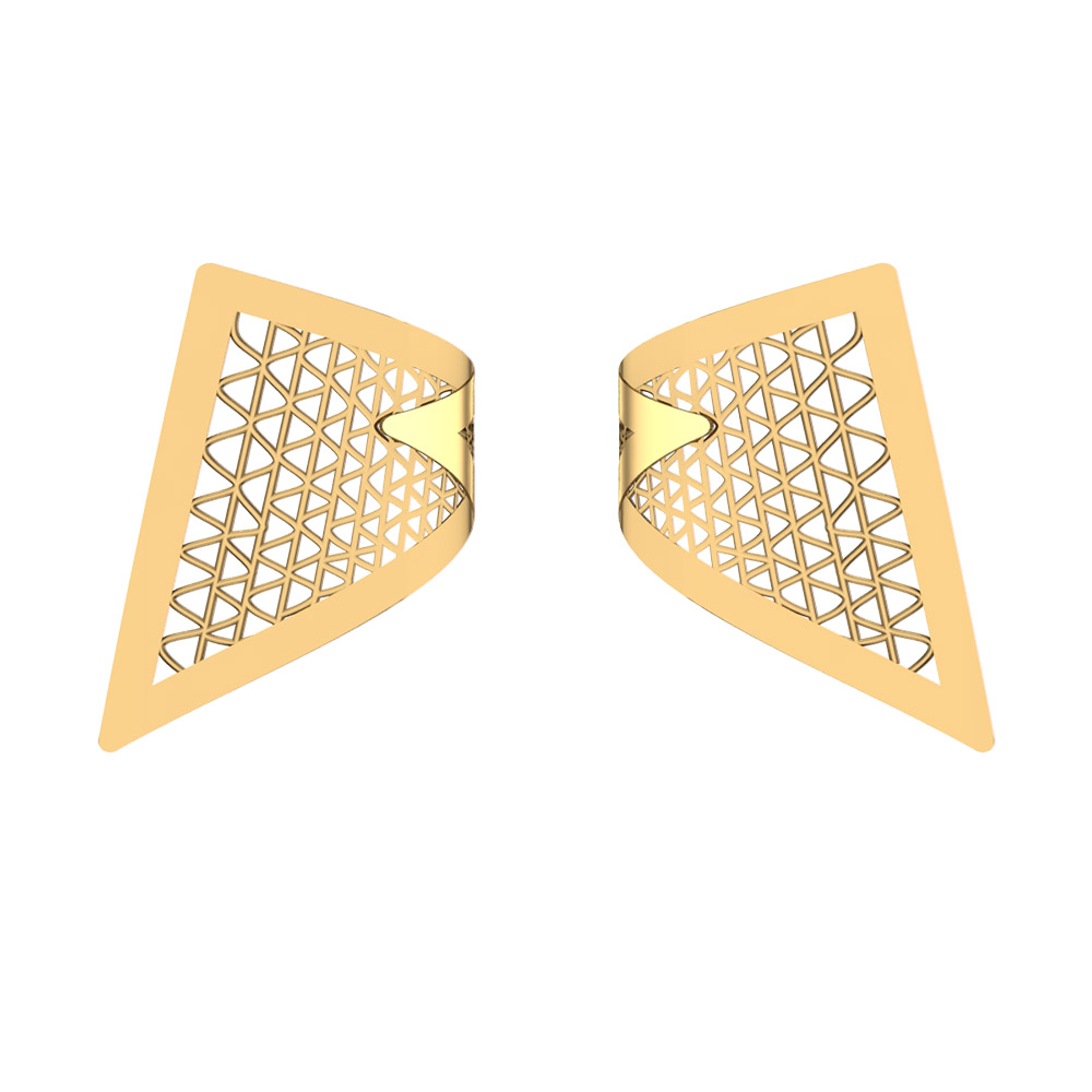 Isla Gold Earrings Design for daily use